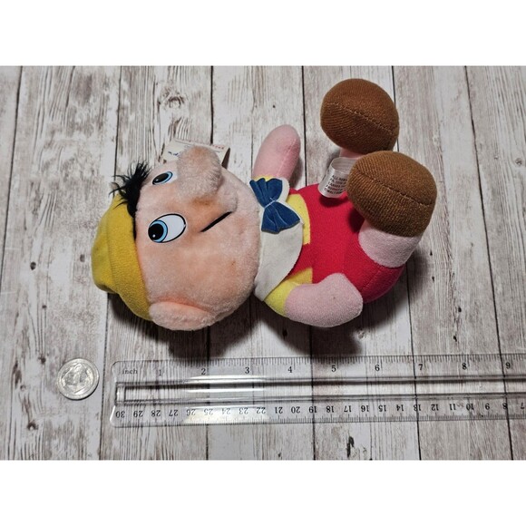 Vintage Disney Pinocchio Plush 6" Walt Disney Stuffed Toy Figure Collectible - Picture 3 of 8